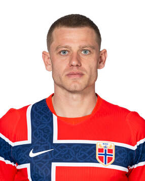 Julian Ryerson of the Norwegian national football team