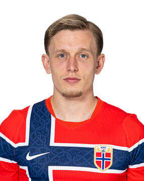 Marcus Holmgren Pedersen of the Norwegian national football