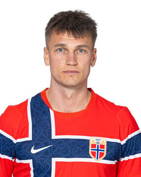 Odin Bjørtuft of the Norwegian national football team