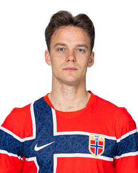Felix Horn Myhre of the Norwegian national football team