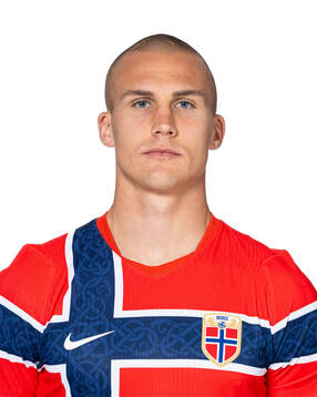 Leo Østigård of the Norwegian national football team