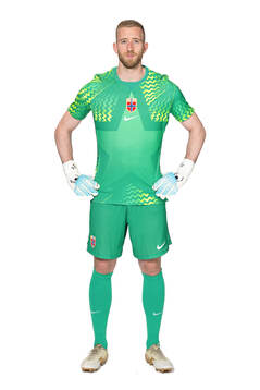 Goalkeeper Egil Selvik of the Norwegian national football