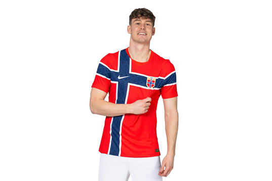 Jørgen Strand Larsen of the Norwegian national football