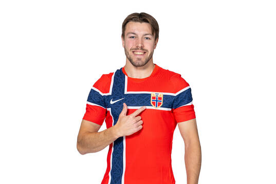 Fredrik André Bjørkan of the Norwegian national football