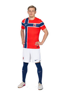 Marcus Holmgren Pedersen of the Norwegian national football
