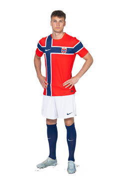 Odin Bjørtuft of the Norwegian national football team