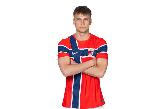 Odin Bjørtuft of the Norwegian national football team