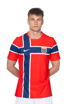 Odin Bjørtuft of the Norwegian national football team