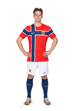 Felix Horn Myhre of the Norwegian national football team