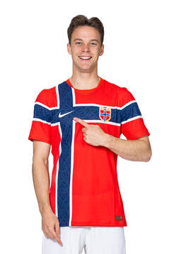 Felix Horn Myhre of the Norwegian national football team
