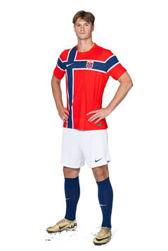 Henrik Falchener of the Norwegian national football team