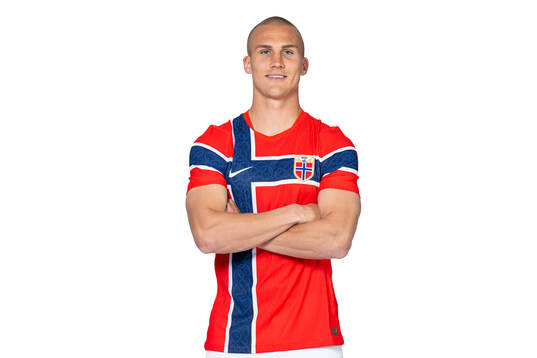 Leo Østigård of the Norwegian national football team