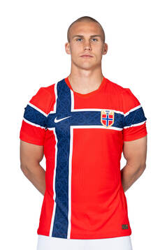 Leo Østigård of the Norwegian national football team