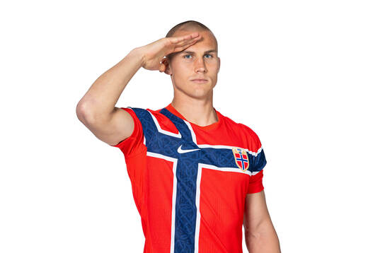 Leo Østigård of the Norwegian national football team
