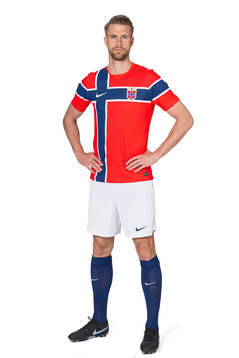 Kristoffer Ajer of the Norwegian national football team