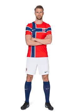 Kristoffer Ajer of the Norwegian national football team