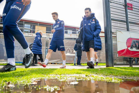 Felix Horn Myhre and Andrew Findlay, performance analyst of