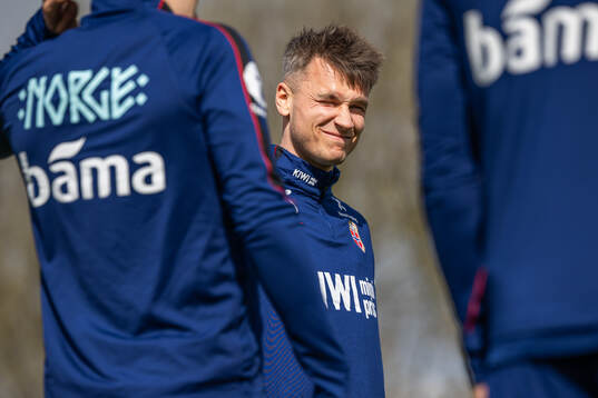 Odin Bjørtuft of the Norwegian national football team