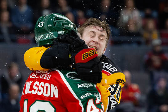 Frölundas Tom Nilsson och Luleås Pontus Andreasson