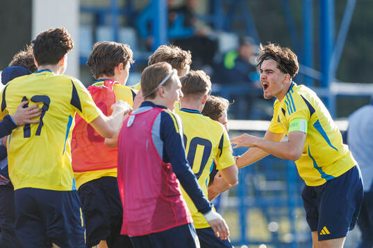 Player of Sweden celebrate