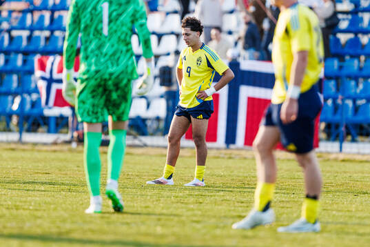 Rayan Bardghji of Sweden looks dejected