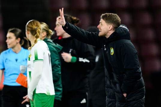 Coach William Strömberg of Hammarby
