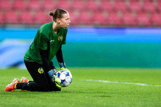 Goalkeeper Melina Loeck of Hammarby