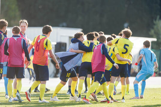 Player of Sweden celebrate
