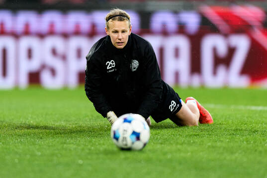 Goalkeeper Cajsa Andersson of Hammarby
