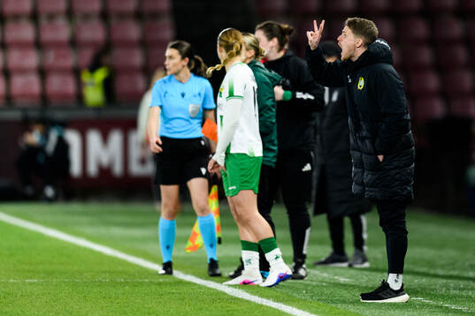 Coach William Strömberg of Hammarby