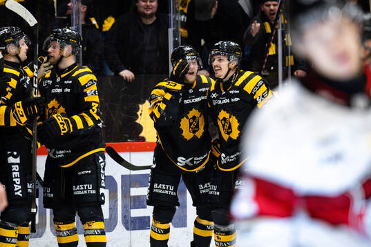 Skellefteås spelare jublar