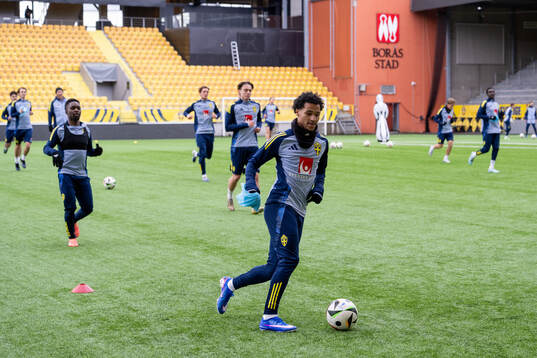 Momodou Sonko of Sweden's U21 national football team