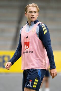 Noah Tolf of Sweden's U21 national football team
