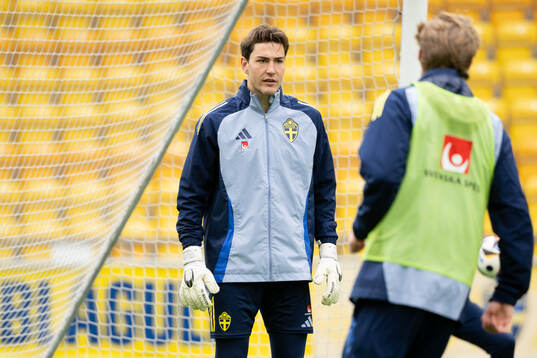 Goalkeeper Simon Eriksson of Sweden's U21 national football