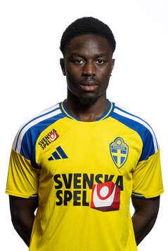 Genesis Antwi of Sweden's U21 national football team at a