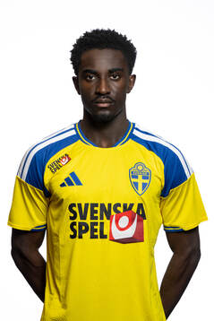 Peter Amoran of Sweden's U21 national football team at a