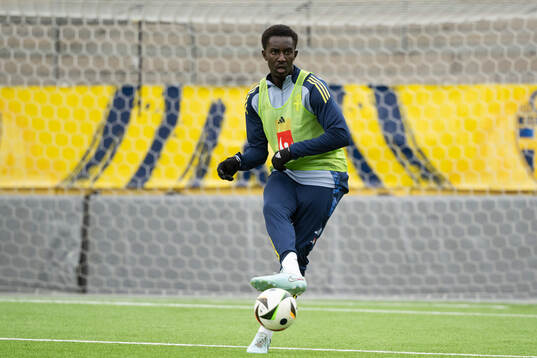 Peter Amoran of Sweden's U21 national football team