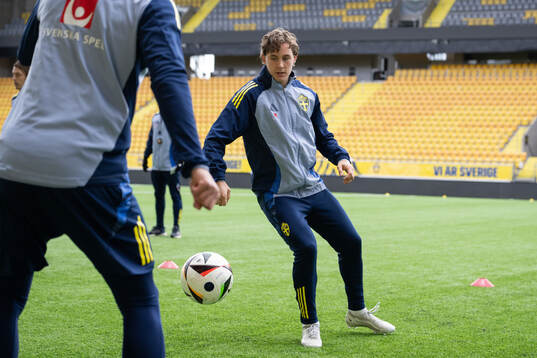 Hampus Skoglund  of Sweden's U21 national football team