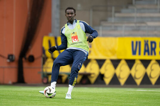 Peter Amoran of Sweden's U21 national football team