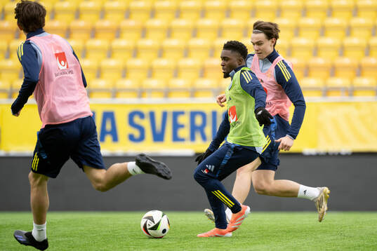Jardell Kanga of Sweden's U21 national football team