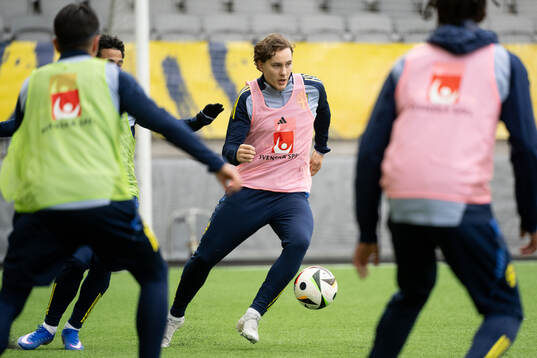 Hampus Skoglund of Sweden's U21 national football team