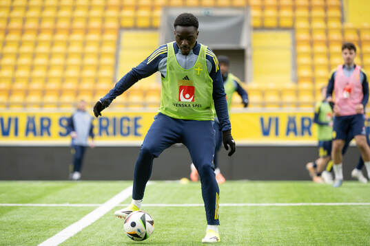 Genesis Antwi of Sweden's U21 national football team