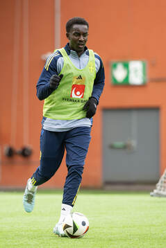 Peter Amoran of Sweden's U21 national football team