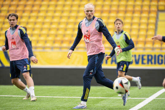 Marcus Rafferty of Sweden's U21 national football team
