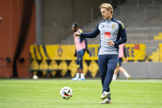 Markus Karlsson of Sweden's U21 national football team