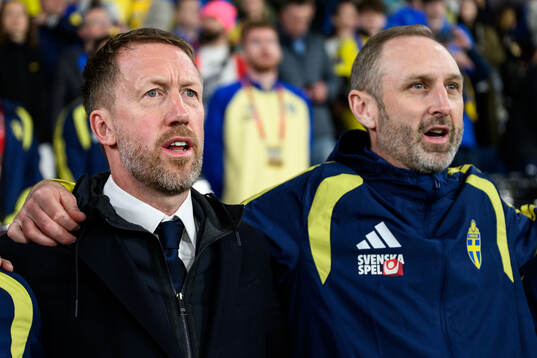 head coach Graham Potter and assistant coach Andreas