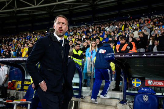head coach Graham Potter of Sweden