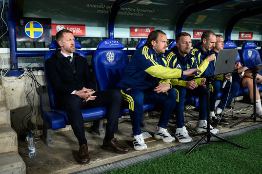 head coach Graham Potter of Sweden