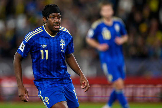 Anthony Elanga of Sweden