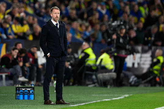 head coach Graham Potter of Sweden